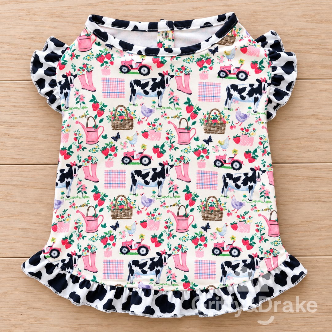 Holy Cow Ruffle Shirt